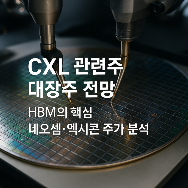  CXL 관련주 대장주 전망, 삼성전자가 찍은 포스트 HBM의 핵심 네오셈·엑시콘 주가 분석 (2026년 CES 기대감)
