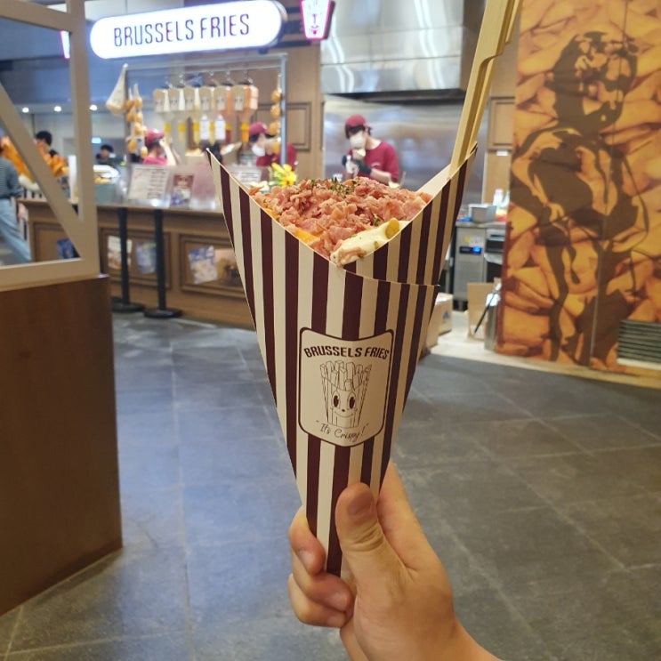  잠실 롯데월드몰 브뤼셀프라이 내돈내산 솔직후기