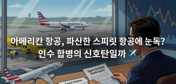  스피릿 항공 파산 절차에 아메리칸 항공이 끼어든 진짜 이유
