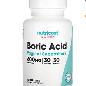 세균성 질염 붕산 질정 3일차 후기 (아이허브 Nutricost 제품)