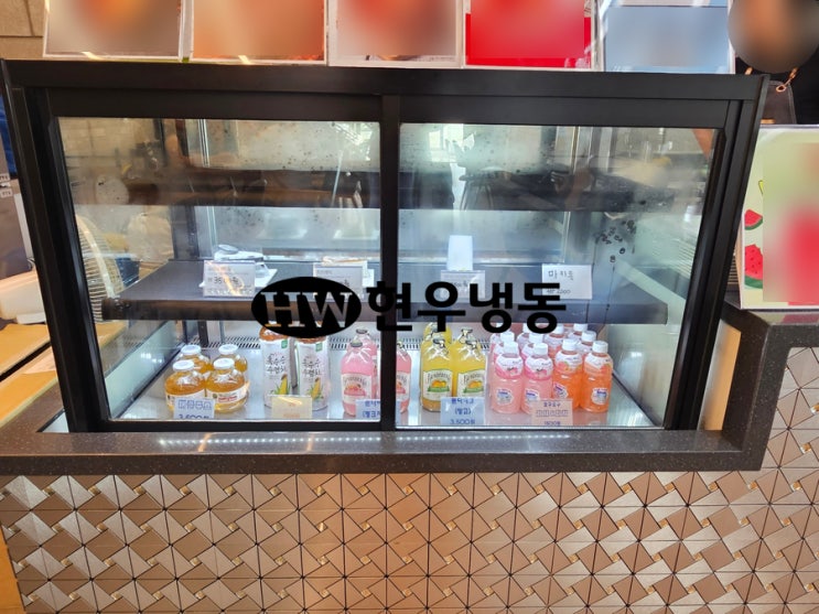  울산쇼케이스수리전문업체 그랜드우성냉장쇼케이스 LED램프 안들어와서 24V안정기 교체수리