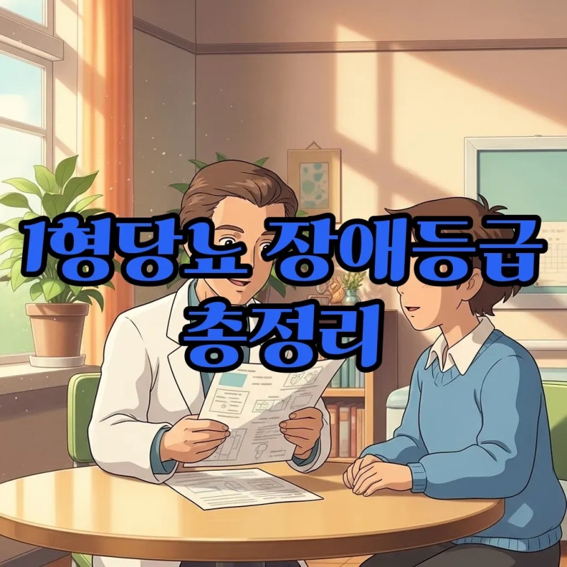 1형당뇨 장애등급 기준, 복지 혜택과 세법상 장애인 등록의 핵심 정보