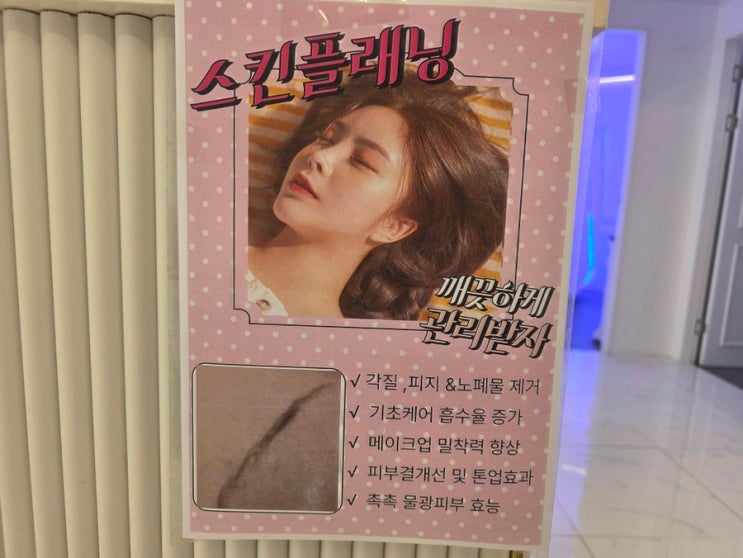  일산 장항동에서 스킨플래닝 받고 온 날