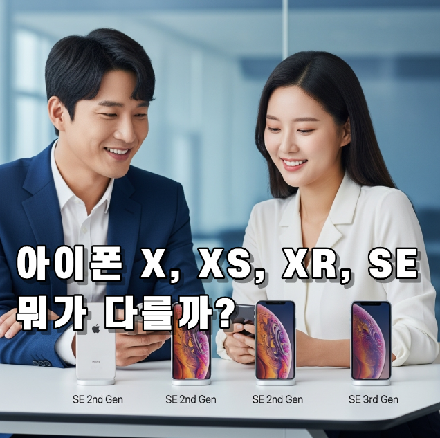 아이폰 xs xr x se 시리즈 차이, 스펙부터 가성비까지