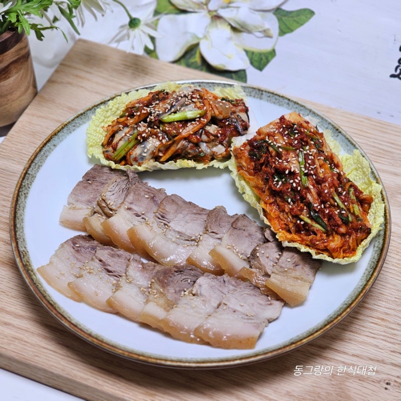 불조절없이 10분 돼지고기 앞다리살 수육 삶는법 무수분 압력솥 시간 레시피