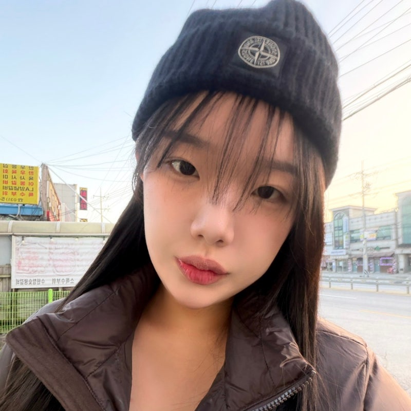 스톤아일랜드 비니 모자 블랙 여자 후기. 사이즈, 코디까지