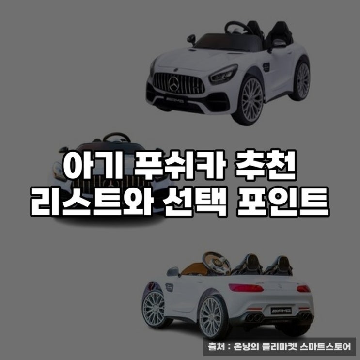  아기 푸쉬카 추천 리스트와 선택 포인트