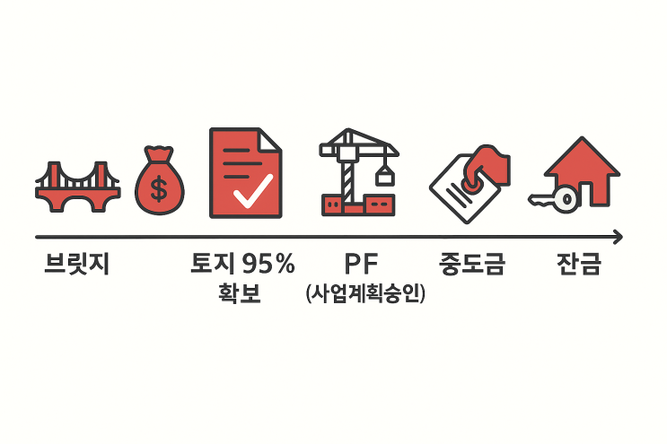  지주택 성공의 열쇠, "브릿지 · PF · 중도금 대출"  완벽 정리 (토지 95% 확보의 진실)