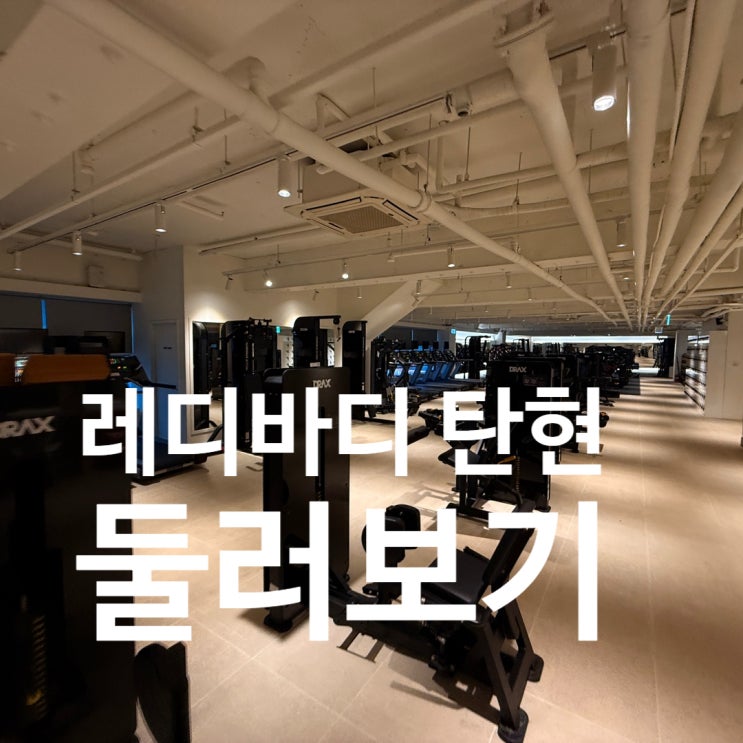  탄현역 헬스장 헬린이 PT 고민된다면? 레디바디 탄현점 둘러보기