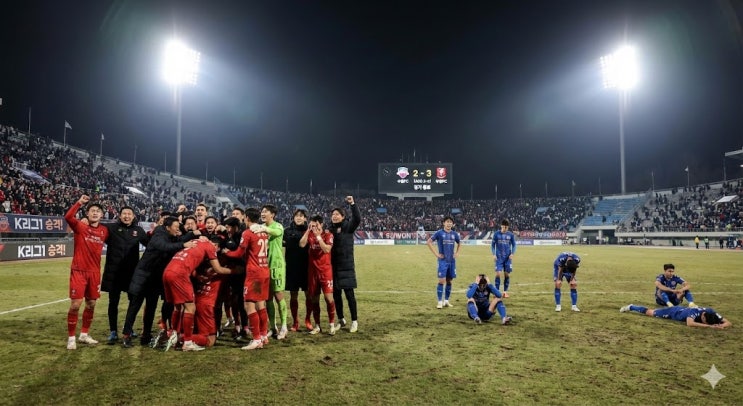 부천FC 기적의 승격 vs 수원FC 충격 강등, 희비 갈린 결정적 장면 3가지 (바사니 골)