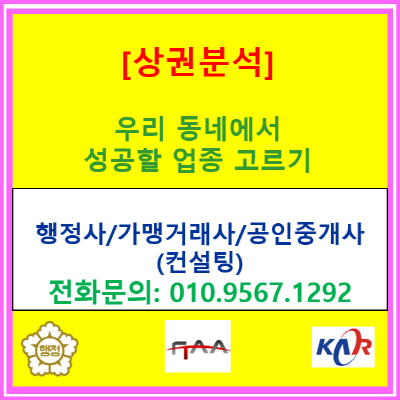  성공적인 창업을 위한 우리 동네 맞춤형 업종 선택 가이드