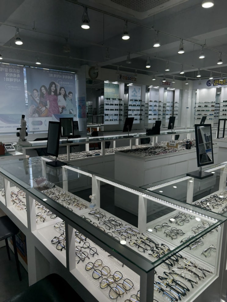  오산 안경점 '으뜸50안경 오산점' 뿔테안경 블루라이트차단렌즈