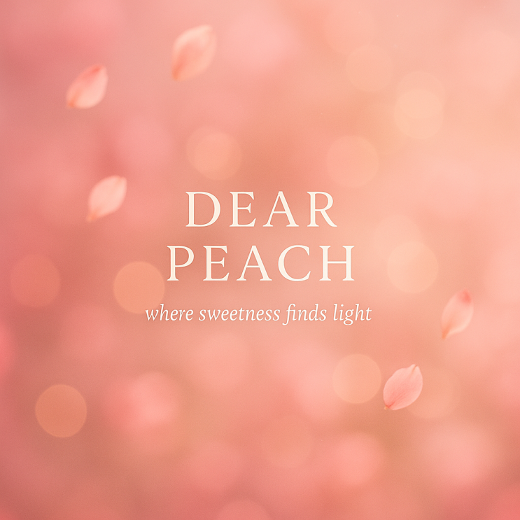  Dear Peach 누군가를 생각하며 만들어본 프루티 노트 향수
