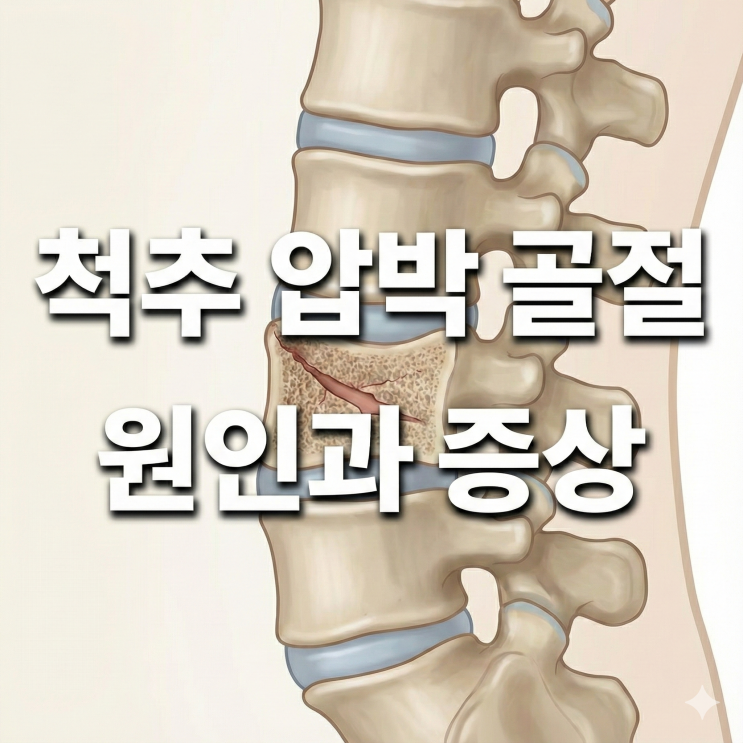  정자역 한의원 척추 압박 골절의 원인과 증상