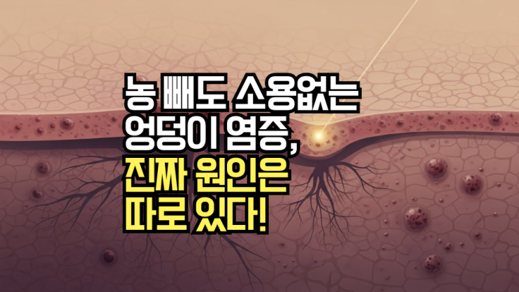  엉덩이 종기, 여드름, 화농성 한선염 반복된다면? 근본 원인과 해결 팁 공개