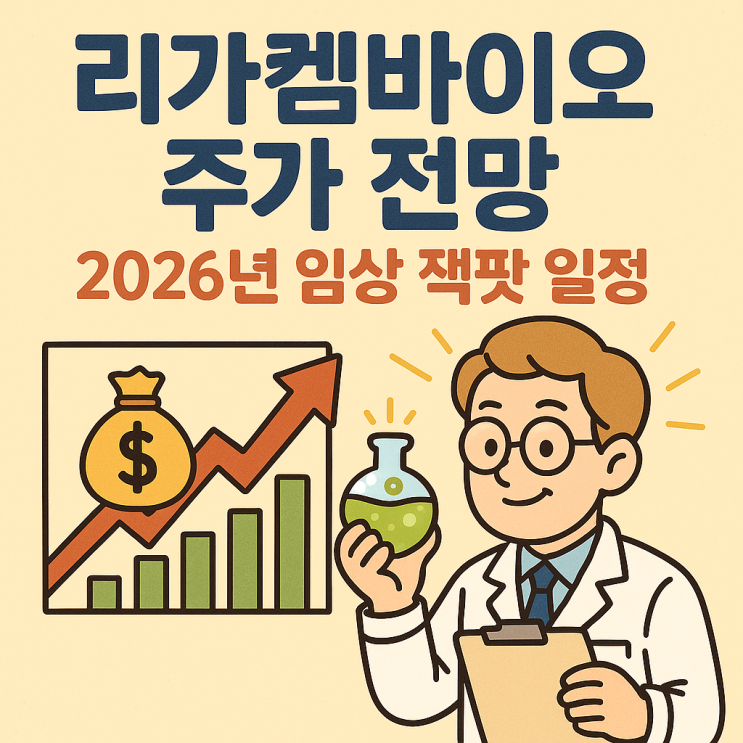  리가켐바이오 주가 전망, 알테오젠과 함께 K-바이오 투톱이 된 이유와 2026년 임상 잭팟 일정 (오리온 인수 효과)
