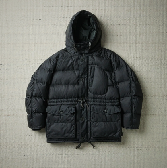 헨리코튼 카라코람 구스다운 파카 Waxed Ripstop Down Parka AZUCW25210BKX