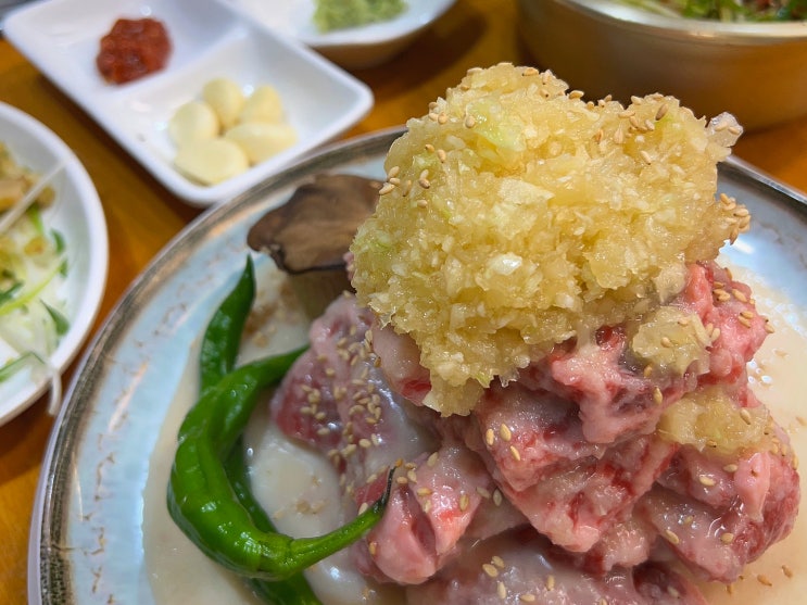 부산 사상 소고기집 낙동숯불갈비 안동식 갈비 후기