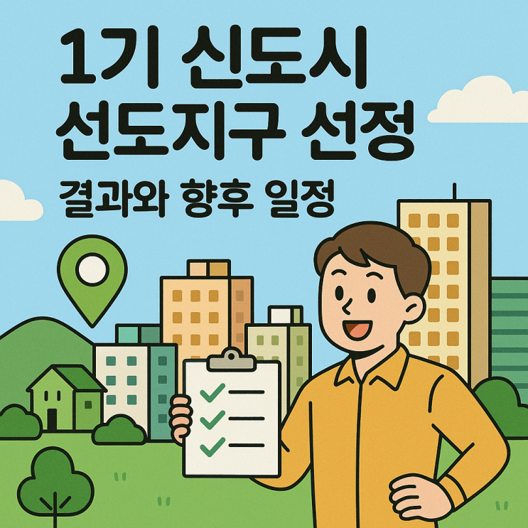  1기 신도시 선도지구 선정 결과와 향후 일정, 분담금 폭탄 현실화될까? (분당·일산 재건축 분석)