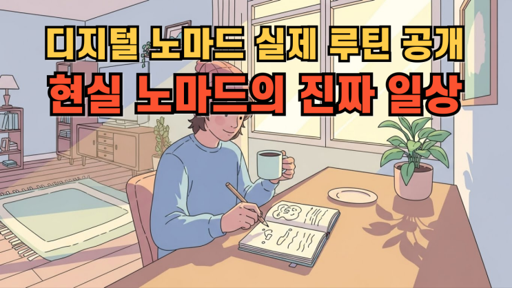  디지털 노마드의 하루는 이렇게 다릅니다: “규칙 속의 자유”