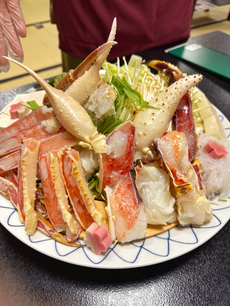  일본 삿포로 카니쇼군 샤브샤브 코스 게정식 주문