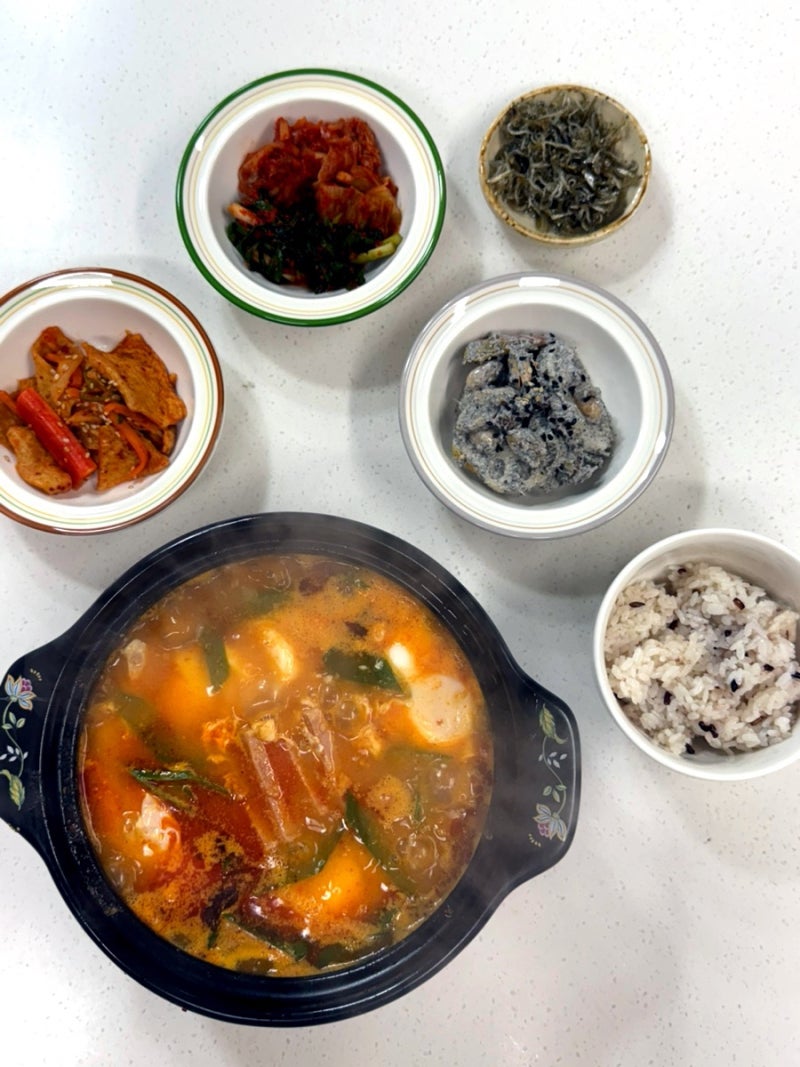 대존맛 순찌를 완성해버려~~~ 다담 순두부찌개 레시피