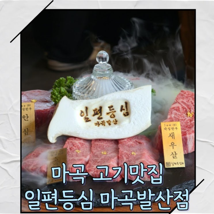  [마곡/데이트맛집] 일편등심 마곡발산점