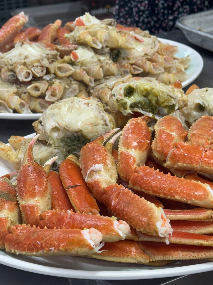  기장시장 대게 맛집 추천 수율 끝내주던 기장총각대게
