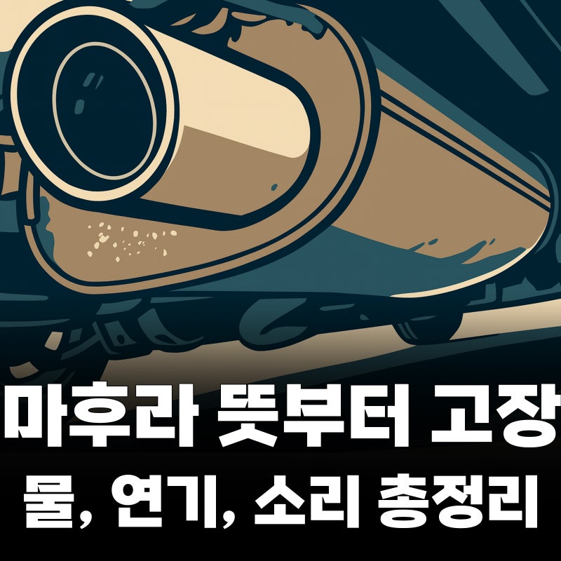 마후라 뜻부터 고장 증상까지! (ft. 물, 연기, 소리, 총정리)