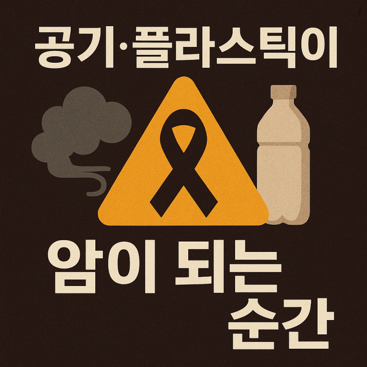   미세먼지·환경호르몬과 암 위험도 - 보이지 않는 물질이 세포를 바꾸는 방식