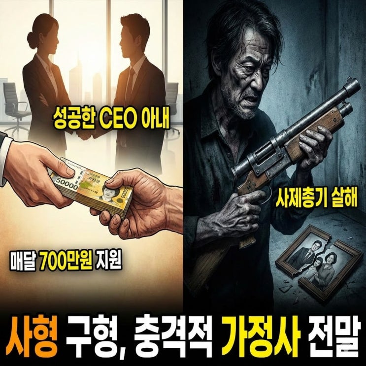 700만원 용돈 줬는데... 송도 사제<b>총기</b> 아들 <b>살해</b> '사형 구형'