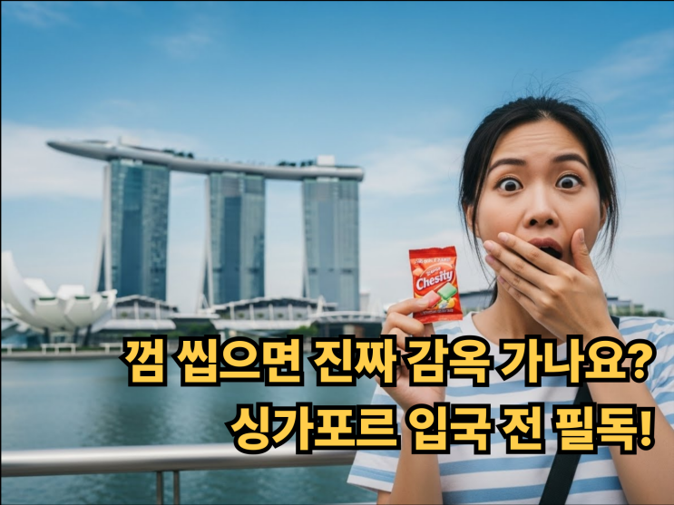   싱가포르 여행 전 필독!껌 씹으면 정말 감옥 가나요?