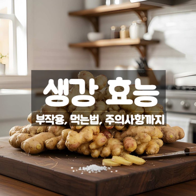  생강 효능 부작용 먹는법 – 겨울철 몸을 정리해주는 생강차