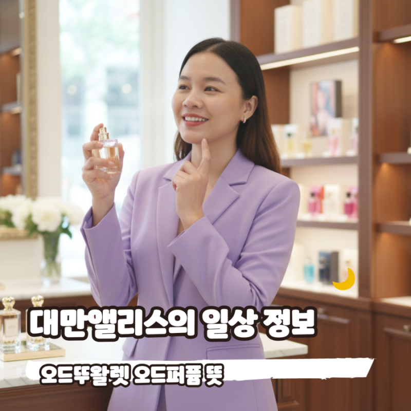 오드뚜왈렛 오드퍼퓸 뜻 완벽 정리 차이