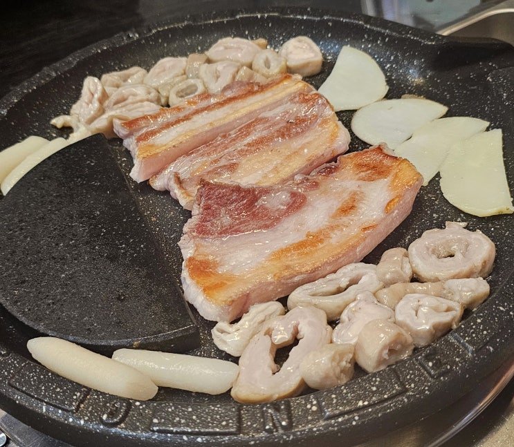  부산 사직동 곱창 맛집 막카파, 오겹살/양념막창 푸짐하게 즐긴 후기