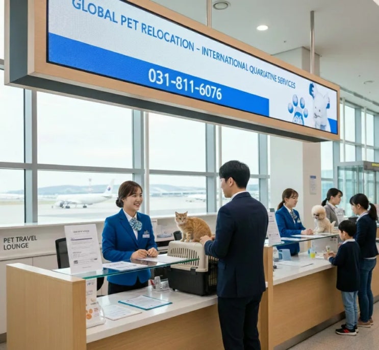  해외 이민/이사 필수 가이드: 강아지, 고양이 검역부터 대형견 항공 카고 운송까지 전 과정 대행