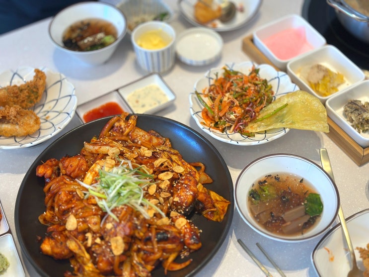  울산 삼산동 점심 본집아구이야기 코스 후기