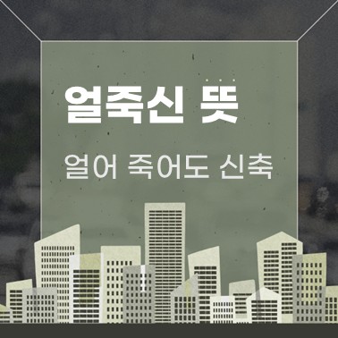  얼죽신 뜻, 희소성 높은 신축 아파트