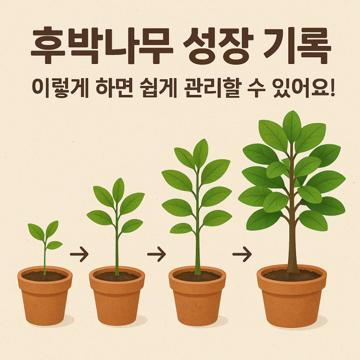  후박나무 성장 속도와 키 변화 기록하는 방법 