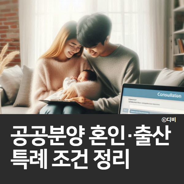  공공분양 혼인·출산 특례 특별공급 조건, 헷갈리는 기준 정리