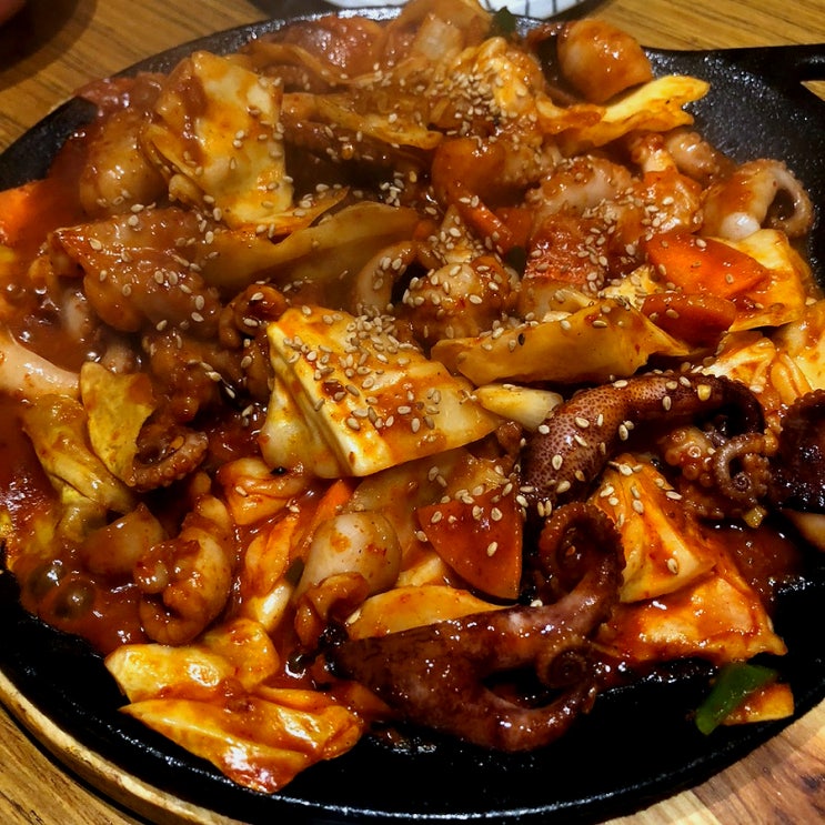  투다리 메뉴 추천 쭈꾸미볶음 김치우동 명란마요닭꼬치