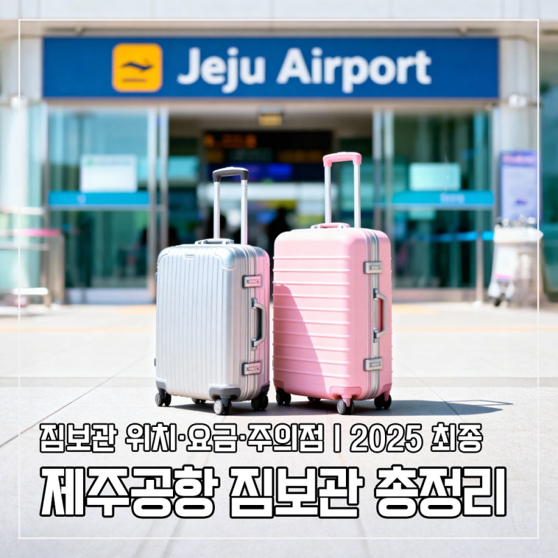 제주공항 짐보관 완전정리(2024-25 최신)