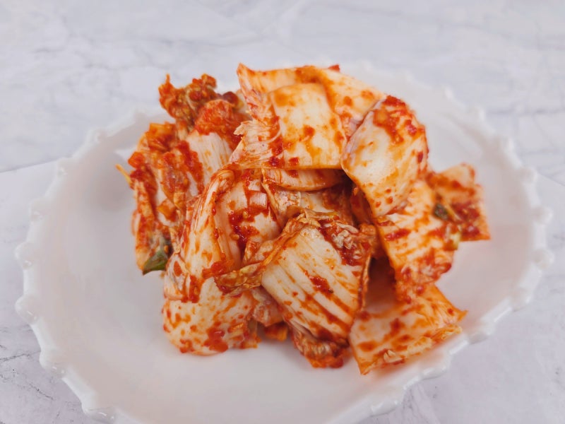 알배기 겉절이 레시피 류수영 배추 겉절이 양념