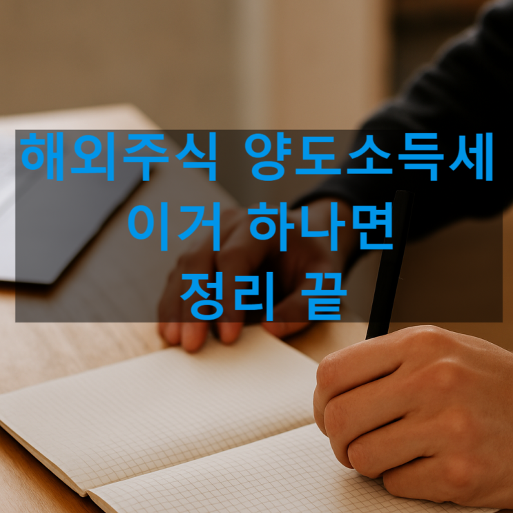  해외주식 양도소득세 기준일 헷갈려? 저도 그래서 정리했슴