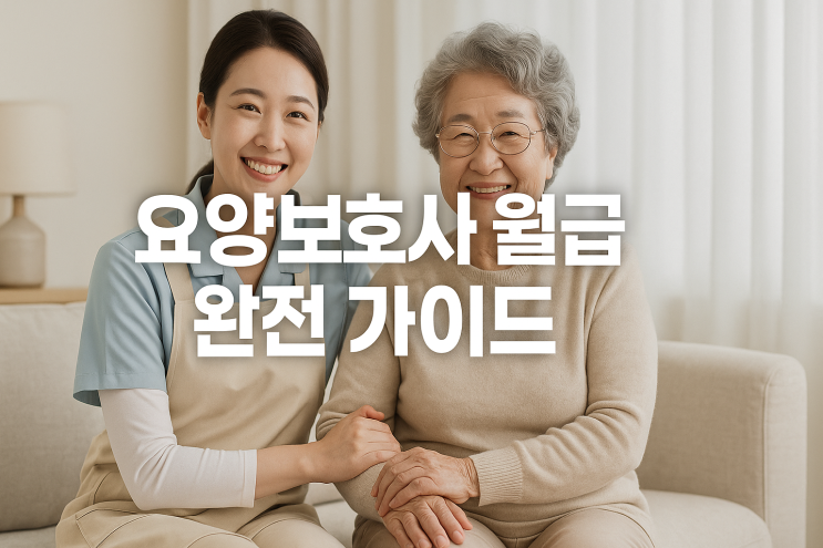  요양보호사 월급 완전 가이드 (근무형태·수당·계산법·세후액·협상팁)