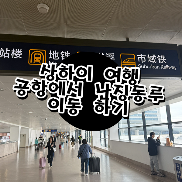  푸동공항에서 난징동루까지 시내 이동 방법 정리! 마그레브·지하철·택시 비교