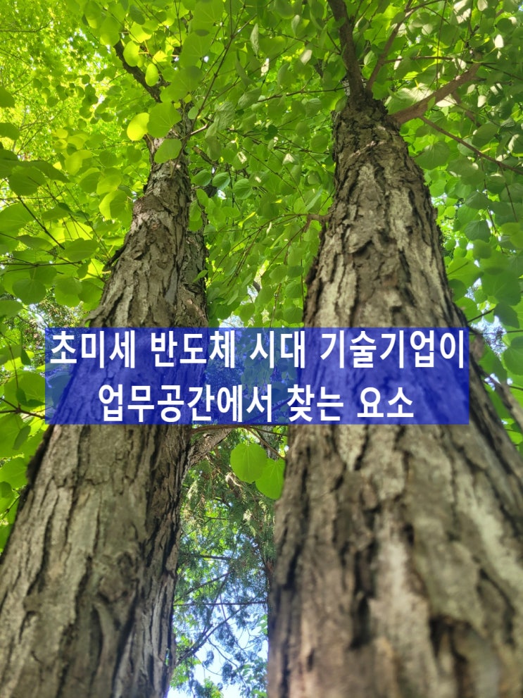  초미세 반도체 시대 기술기업이 업무공간에서 찾는 요소, 중소기업전략기술로드맵