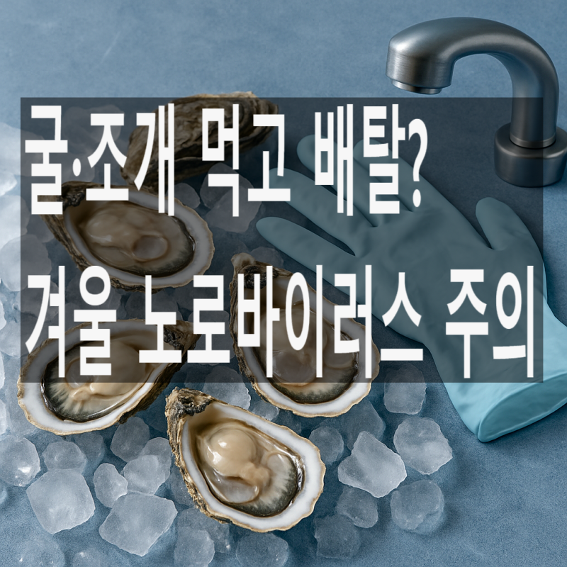굴·조개 먹고 배탈? 겨울에 노로바이러스가 늘어나는 진짜 이유
