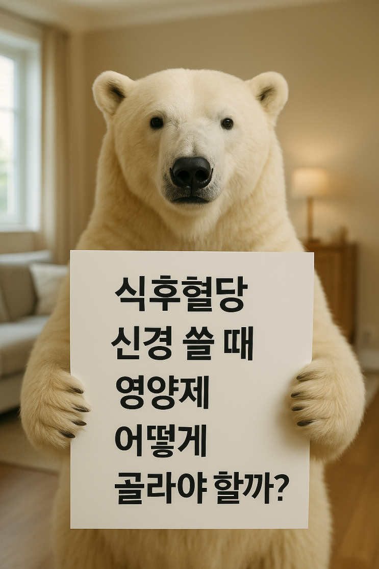  식후혈당 신경 쓸 때 영양제 어떻게 골라야 할까? 