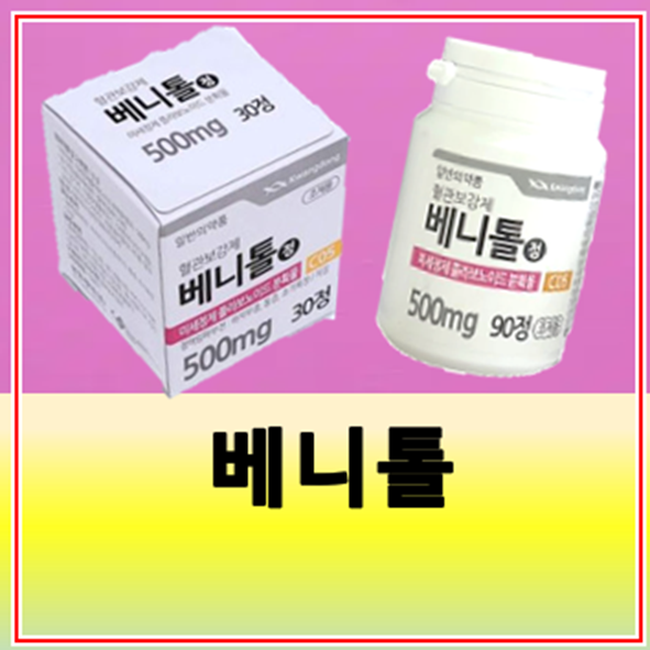 베니톨정 성분 효능 부작용 가격 복용법